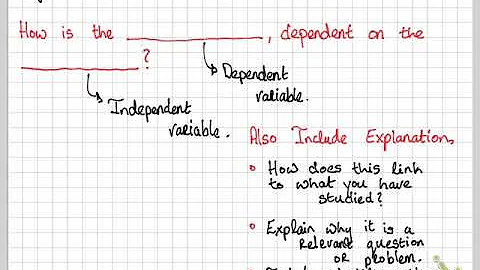 MYP Criterion B Lab report structure