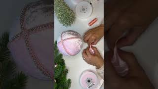 How To Make A Pink Velvet Bauble With A Bit Of Extra Sparkle