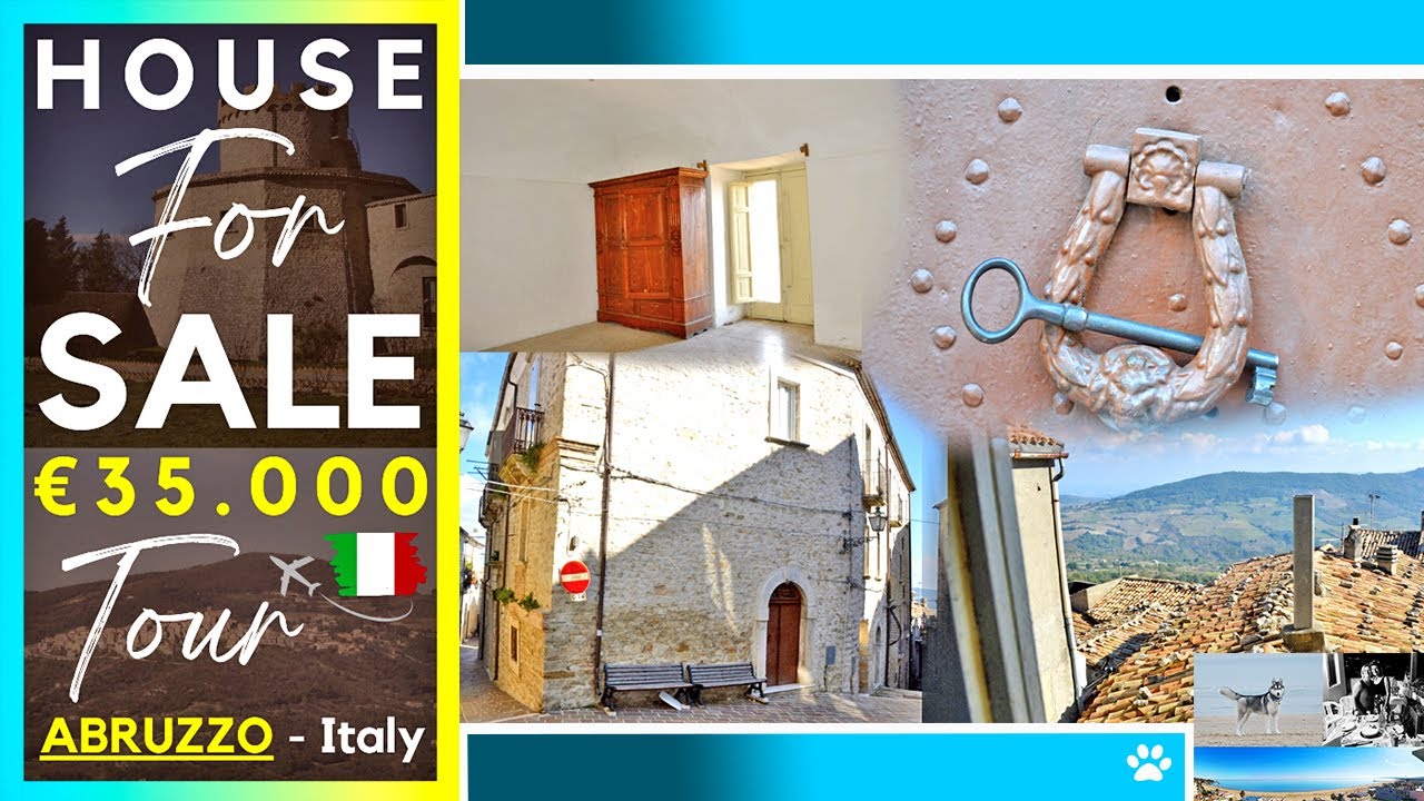 Charming Stone House for Sale in Italian Village 🏡✨ Stunning Sea, Mountain Views & Medieval Castle 🏰