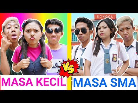 MASA KECIL VS MASA SMA DIKEHIDUPAN SEHARI HARI!! TANTANGAN LUCU | Mikael TubeHD