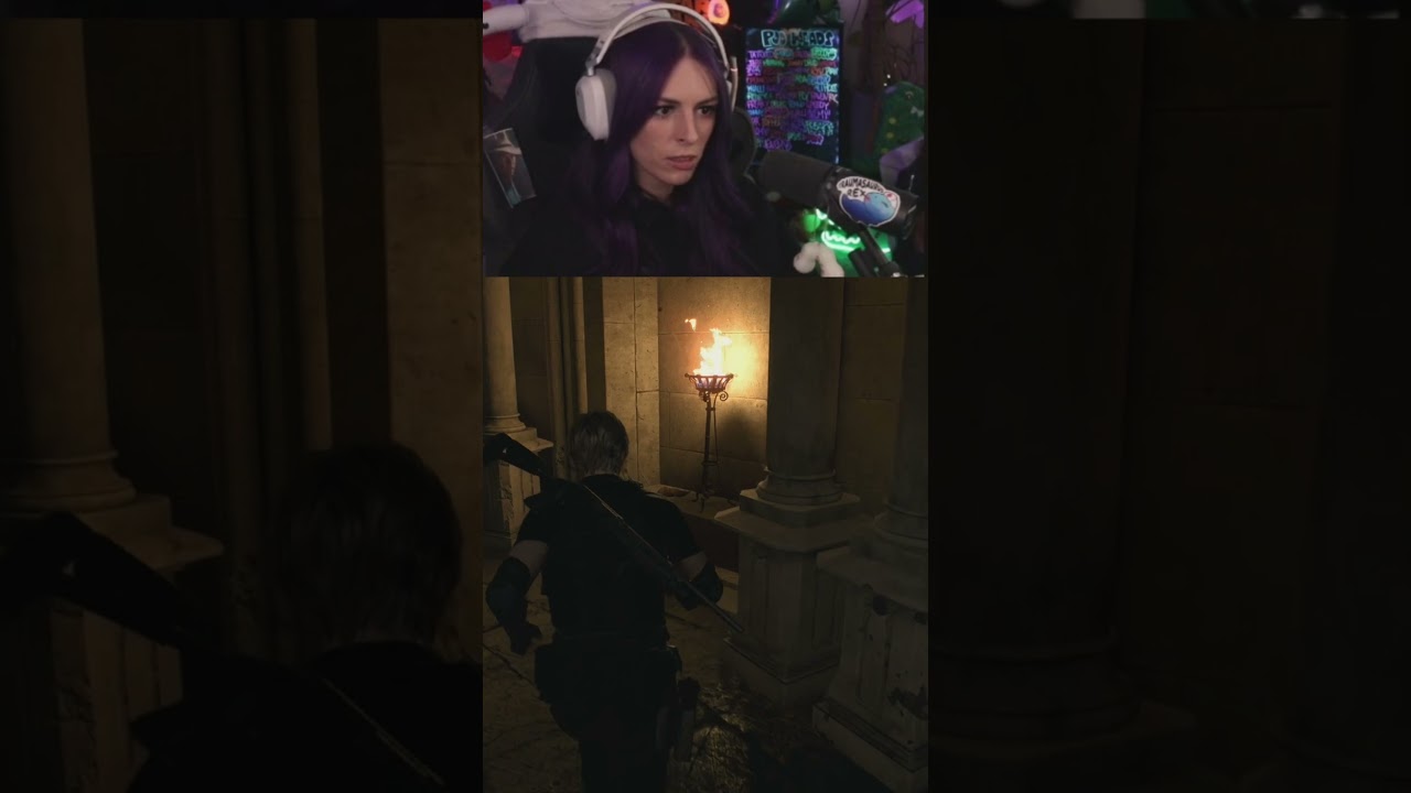 ASHLEY! LEON'S BUSY!  #leonkennedy #residentevil #leonskennedy #residentevil4