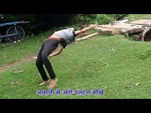 How to front handspring ankush tutorial - YouTube