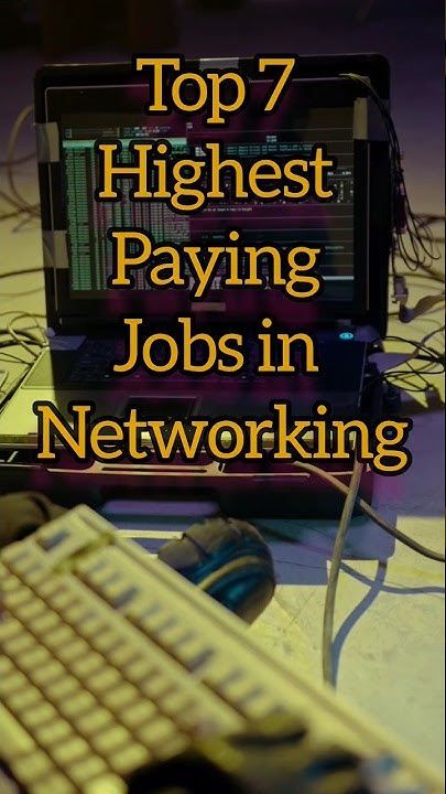 Top 7 Highest Paying Jobs in Networking #technology #coding #network # ...