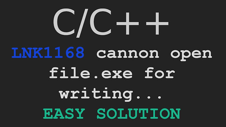 Lỗi unable open input file cpp trong c năm 2024