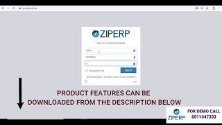 ZipERP Introduction Hindi screenshot 1