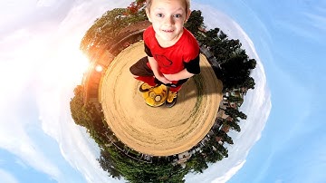 Tiny Planet Effect | Roll World | Photoshop Tutorial