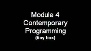 Module 4 - Intro | 16SS Contemporary Programming