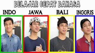 Belajar Cepat Bahasa Bali x Jawa x Indonesia x Inggris