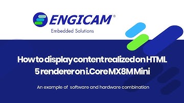 How to display content realized on HTML5 renderer.
