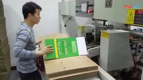 Double Pieces Stitching Machine For Small Carton Color Corrugated Boxes