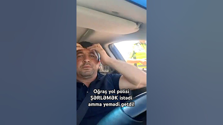 Yol Polisi vətəndaşı şərləmək istədi amma yemədi! Hər kəs kameraya çəksə, polis qorxacaq!