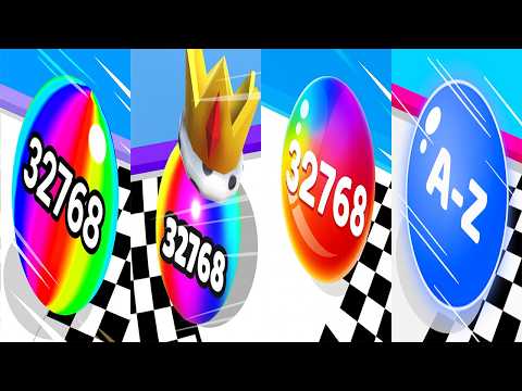 Ball Run 2048 VS Ball Merge 2048 VS Ball Master 2048 VS AZ Run Gameplay Ep2