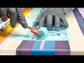 Abstract Painting Demo - Stripe With Masking Tape | Aprilis