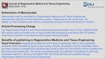 Journal of Regenerative Medicine & Tissue Engineering