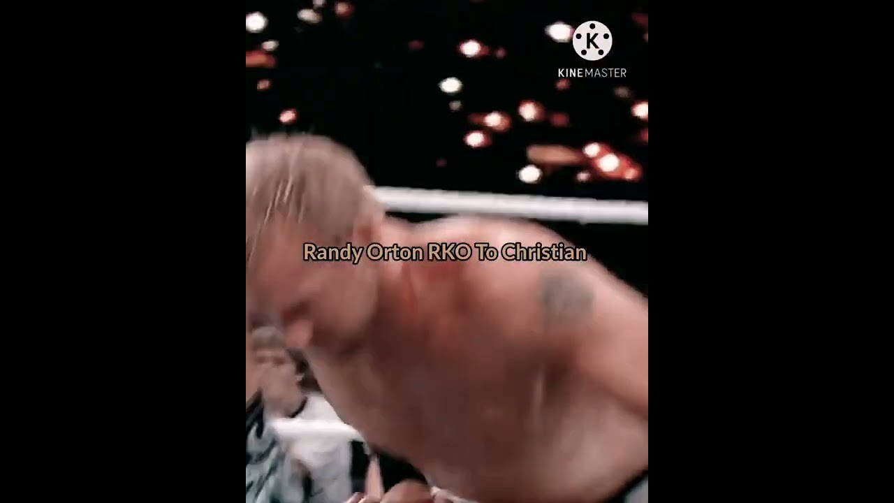 Randy Orton RKO Christian On The Steel Steps 
