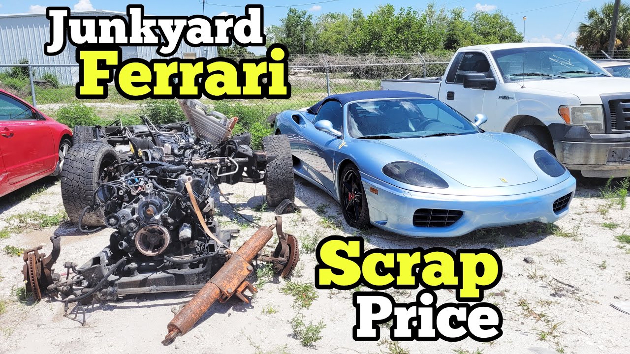 ⁣Buying a Cheap Ferrari we found in a Junkyard!