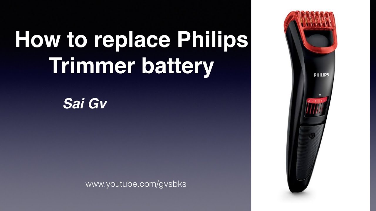 philips qt4011 battery