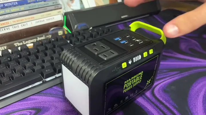 MARBERO Portable Power Station 88Wh Camping Lithium Battery Solar Generator Fast Charging Review