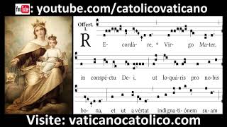 Recordare Virgo Mater  Canto Gregoriano  Gregorian Chant