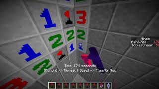 3D Minesweeper in Minecraft! Easy mode / 4min 25sec