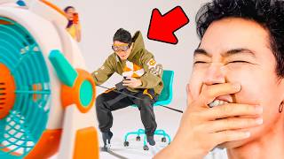 Ventilador Gigante VS YouTubers Jogando Brawl Stars!