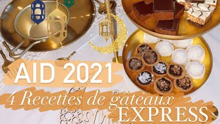 [AID 2021] 4 Recettes de gâteaux express | Déco de table | Ma tenue | SHEIN