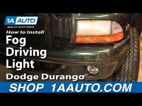 Auto Repair: Change Fog Driving Light Dodge Durang...