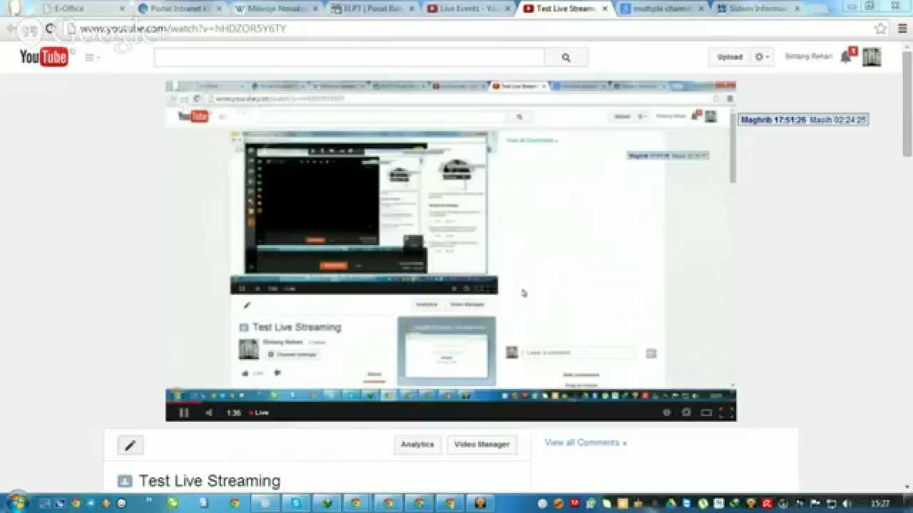 Test Live Streaming - YouTube
