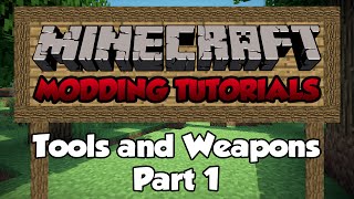 Minecraft 1.7: Modding Tutorial - Episode 8 - Tools/Weapons! (Part 1) screenshot 5