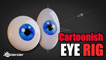 Vereenvoudigde cartoon-oogmontage in Blender