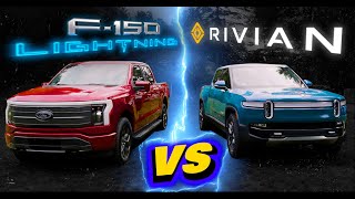 F150 Lightning vs. Rivian R1T   Electric Pickup Truck Features