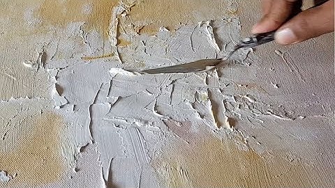 Abstract painting / Texture / Gesso and Acrylics / Demonstration