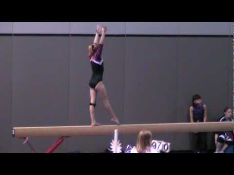 Thea's beam routine - Mason Dixon State Championships 05-15-10