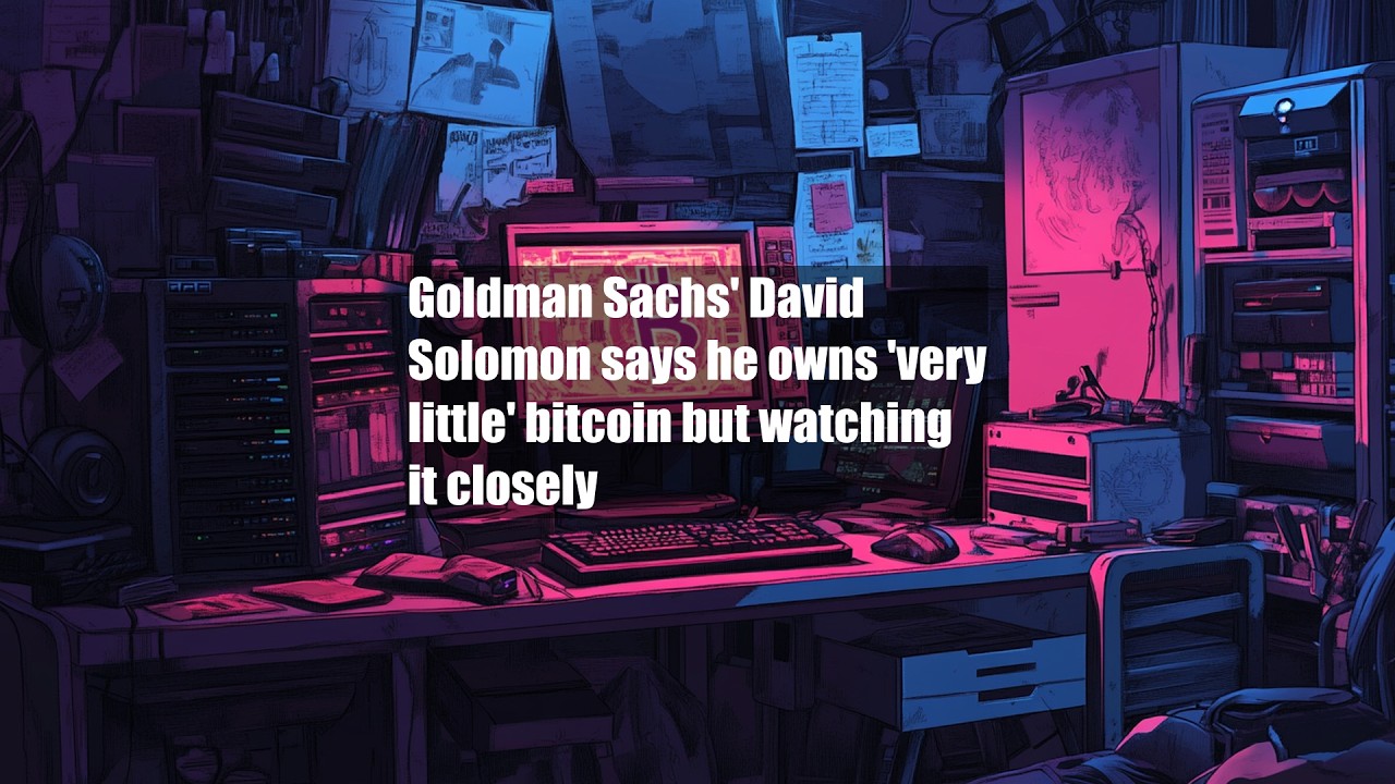 Goldman Sachs' David Solomon says he owns 'very little' bitcoin but ...