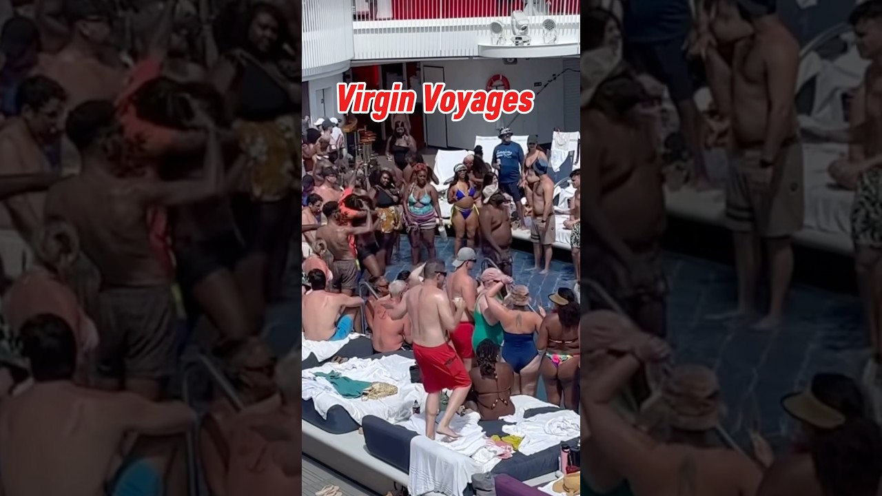 We Did Not Expect Virgin Voyages’ Pool Party to Be Like This