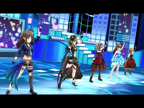 【デレステMV】Nation Blue / 渋谷凛・高垣楓・神崎蘭子・多田李衣菜・新田美波（蒼ノ楽団） SSR