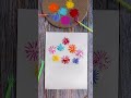 Straw flower  printstoddlerfriendly craft mothersdaycard montessori preschool kidscraft