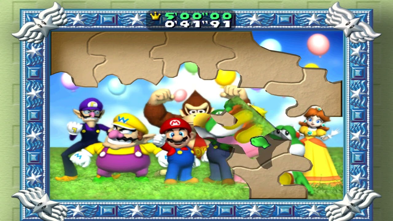 Jigsaw Jitters Whomp's Basement Brouhaha Mario Party 4 4K