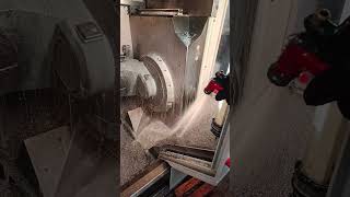 How to Clean CNC Machine💦 #technology