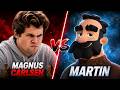 Can Magnus Carlsen Beat Martin Bot With ONLY A QUEEN?