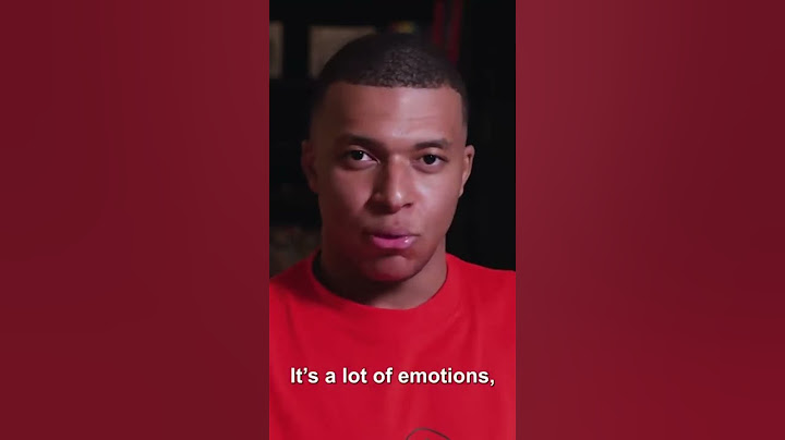 Kylian Mbappé Annonce sont départ