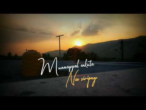 Munna pola enkuda ne siripaya whatsapp status Tamil whatsapp statustamil love whatsapp status