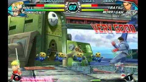 Tatsunoko Vs. Capcom - Megaman / Roll (Arcade, Part 2)