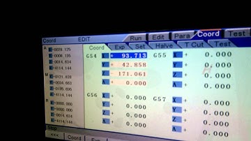 Setting G54 adtech 4640