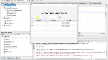 #4 JAVAFX CRUD WITH DERBY DATABASE-CREATE READ UPDATE DELETE