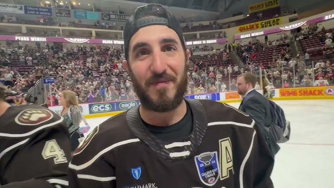 Hunter Shepard speaks after leading Hershey Bears to second consecutive  Calder Cup - YouTube