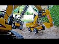 크레인 중장비 구출놀이 덤프트럭 포크레인 트럭놀이 Dump Truck Toy Rescue Activity