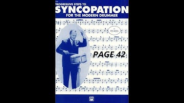 Ted Reed - Syncopation for the modern drummer - Syncopation set 1 - pag. 42