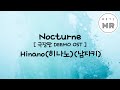 Nocturne (극장판DEEMO OST) - Hinano (히나노) (남자키Ebm)