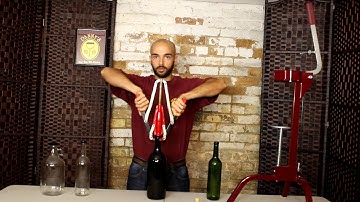 How to use a wine corker
